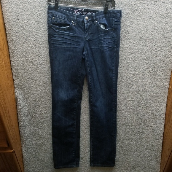 Esprit Women's 2 EDC Blue Straight Jeans 32" 32.5" 7.5" - Picture 1 of 12
